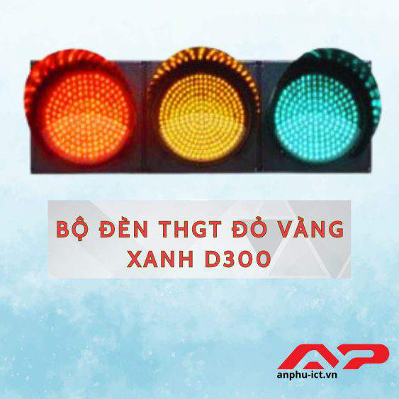 Đèn tín hiệu giao thông đỏ vàng xanh D300