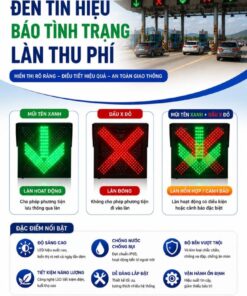 đèn tín hiệu báo tình trạng làn